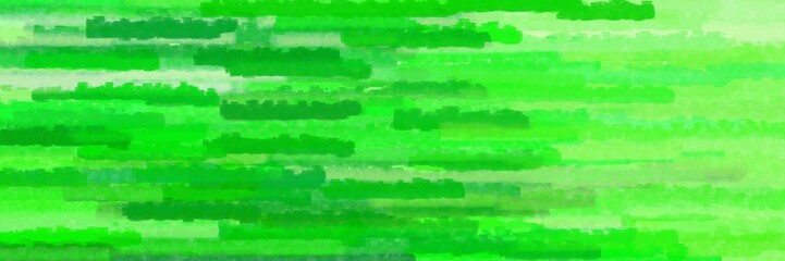 various horizontal lines banner with lime green, pale green and pastel green colors