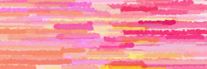 light coral, pastel magenta and deep pink colors grunge texture graphic background with horizontal strokes