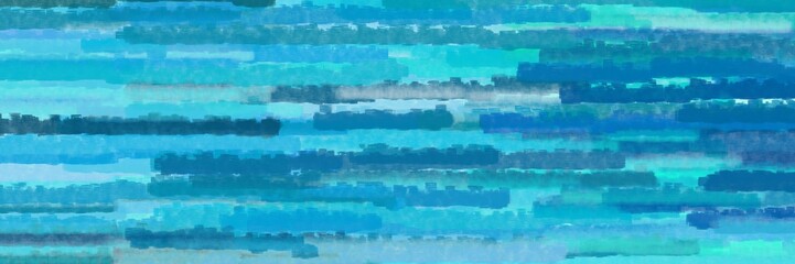 horizontal mosaic lines background graphic with light sea green, sky blue and turquoise colors