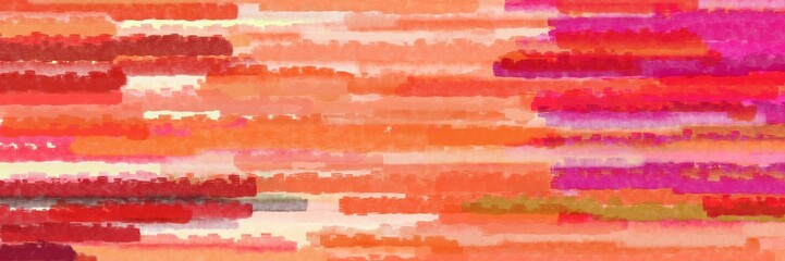 various horizontal lines graphic illustration with pastel red, salmon and peach puff colors