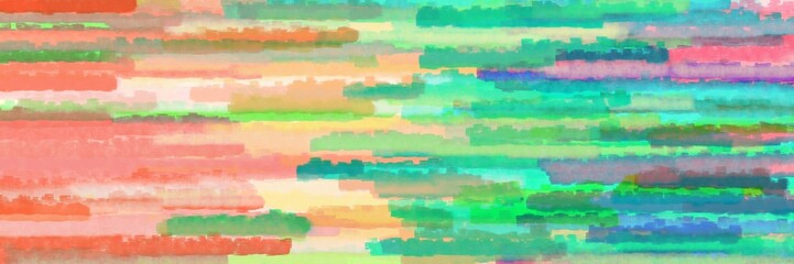 various horizontal lines graphic illustration with tan, light sea green and medium aqua marine colors