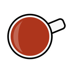 ストレートティー 上から