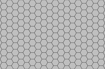 Nid d’abeille sur fond gris