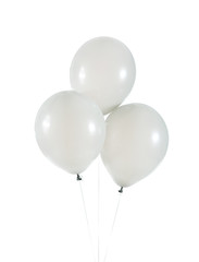 Air balloons on white background © Pixel-Shot