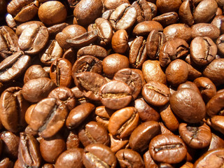 roasted coffee beans, can be used as background