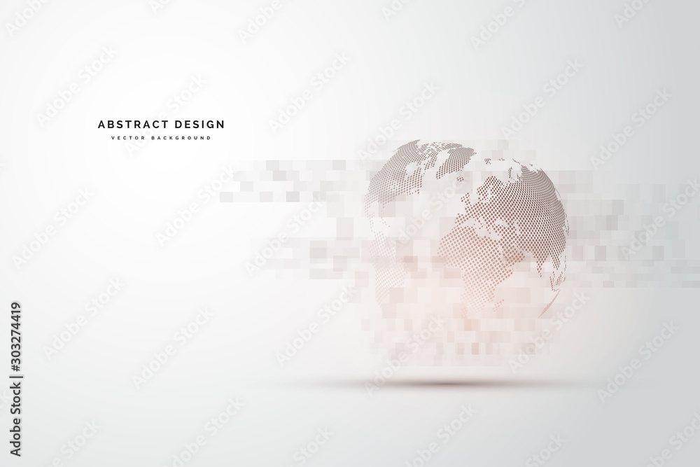 Poster abstract technology background hi-tech communication concept futuristic digital innovation backgroun