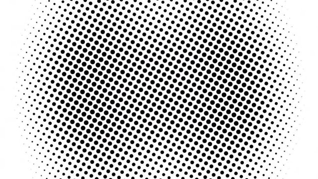 Half tone of many dots, computer generated abstract background, 3D rendering simple backdrop with optical illusion effect