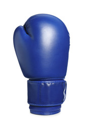 Boxing glove on white background