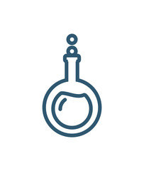 flask laboratory research line style icon