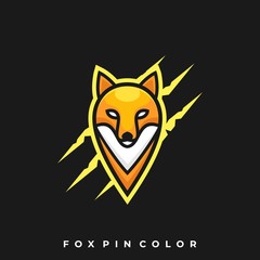 Fox Illustration Vector Template