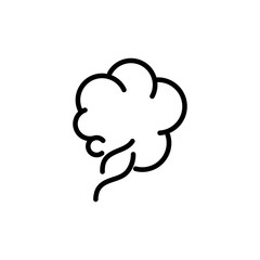 blows steam cloud comic smoke line style