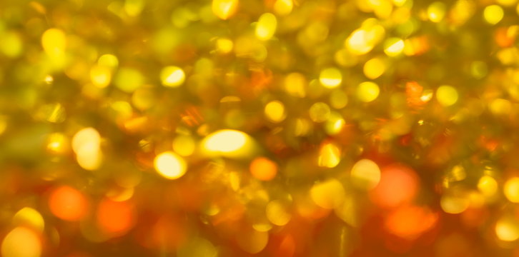 Abstract Background Natural Festive Red Gold Bokeh