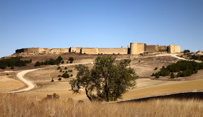 A wall of a city in Spain called Urueña