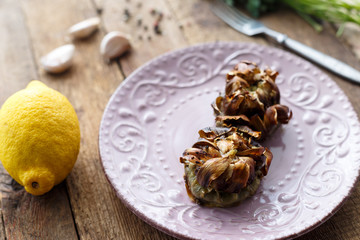 baked artichoke
