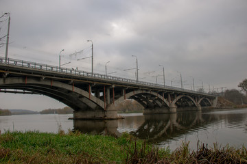 city bridge over the river