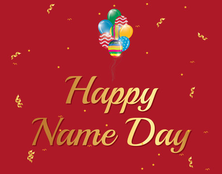 Happy Name Day" Images – Browse 8 Stock Photos, Vectors, and Video | Adobe  Stock