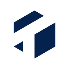 Abstract letter T logo design template technology electronics digital  dot connection cross vector logo icon logotype