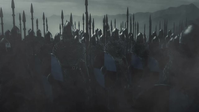 Saxon Army Ready for Battle