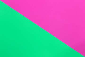 Green and Pink of Cardboard art paper.