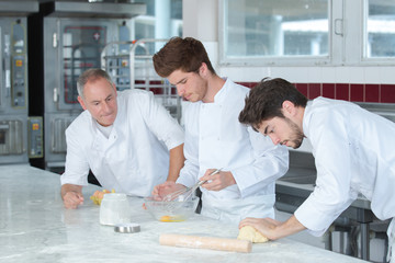 concept of teaching kitchen apprentices