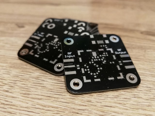Electronics RF PCB without soldered components