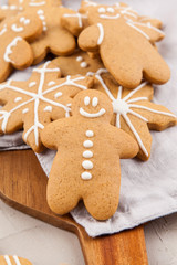 Christmas homemade gingerbread cookies