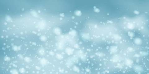 Fototapeta premium Snowflakes, snowfall.