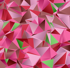 Obraz premium Abstract Low-Poly background. triangulated texture. Design 3d. Polygonal geometrical pattern. Triangular modern style
