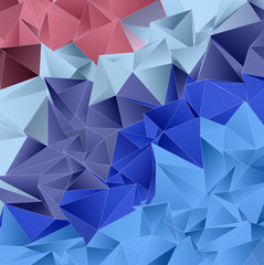 Fototapeta premium Abstract Low-Poly background. triangulated texture. Design 3d. Polygonal geometrical pattern. Triangular modern style