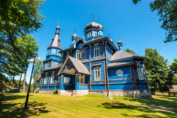 Orthodox church in Puchly village, north eastern Poland, Europe