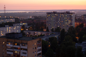 urban landscape in the city of Togliatti