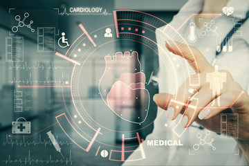 Cardiology and science concept