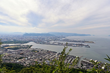 Fototapeta na wymiar 屋島山上からの展望