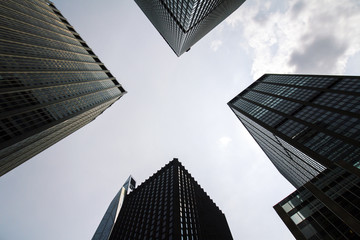 Contemporary city background