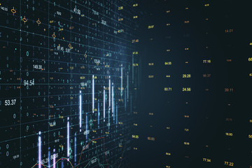 Invest and growth concept