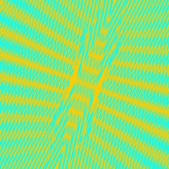 abstraction. light green background. yellow zig-zag stripes