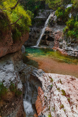 waterfall in vivid colors 02