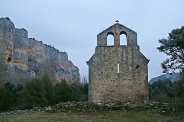 Fototapeta na wymiar Ermita de San Martín del Casuar en Segovia, España.