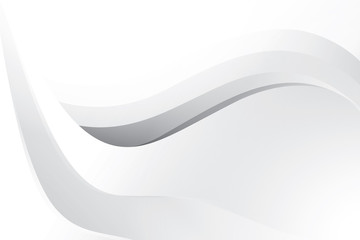 Abstract geometric white and gray color background. Vector, illustration.	