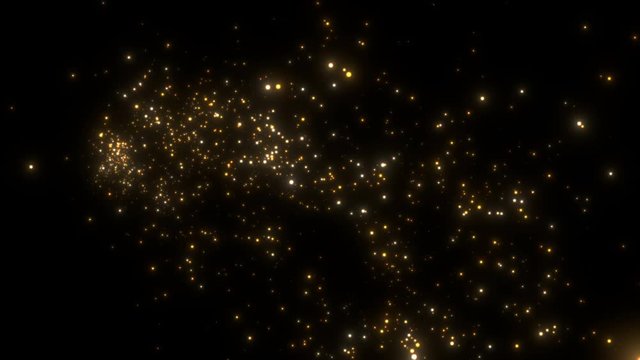 dust particles magic overlay background