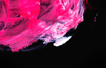 Abstract painted background. Background was painted on black paper.