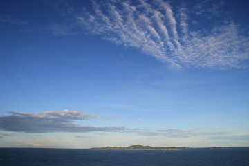 Obraz premium Clouds on the blue sky