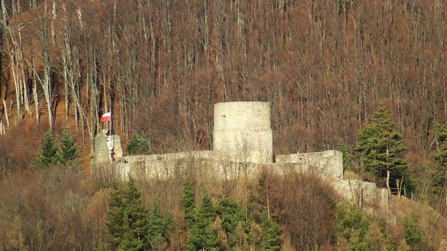 Castle Ruins. Rytro, Poland.