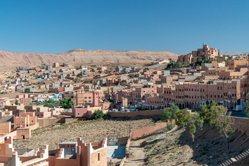 Fototapeta na wymiar Views of Boumalne Dades, in the province of Tinghir, Drâa-Tafilalet, Morocco.