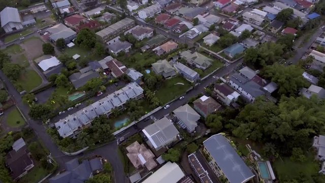 Suburban Housing community in the caribbean