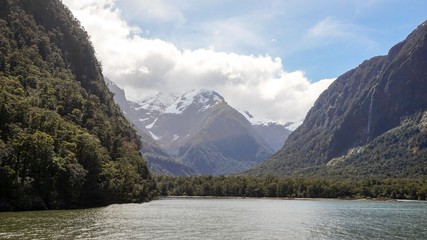 Milford Sound in the Fiordland National Park, New Zealand