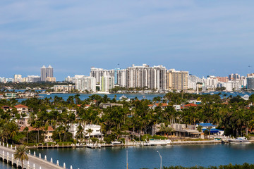 Fototapeta na wymiar Panorama of Downtown Miami, Florida
