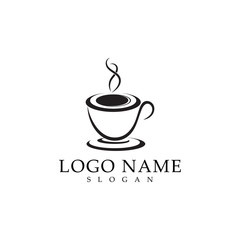 Coffee cup Logo Template vector icon