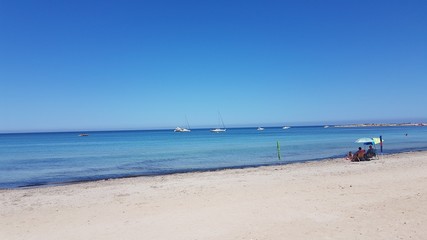Fototapeta na wymiar La Manga Beach and Area Murcia Spain Summer Love