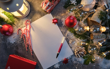 Santa Letter, greetings, Christmas gifts and decorations